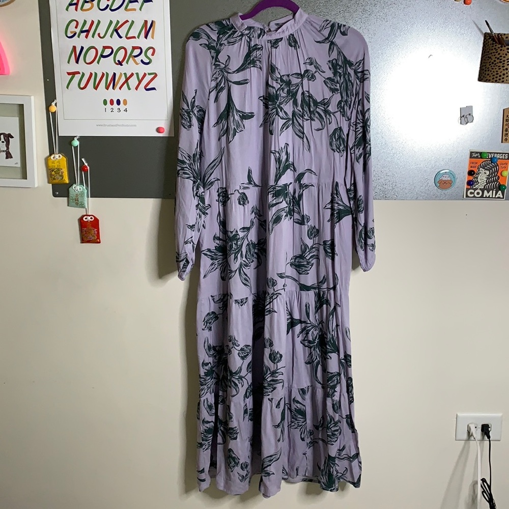 Boho Floral Lavender Dress